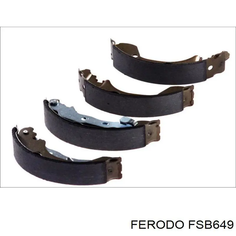 FSB649 Ferodo колодки гальмові задні, барабанні
