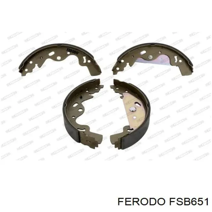FSB651 Ferodo Колодки гальмівні задні, барабанні
