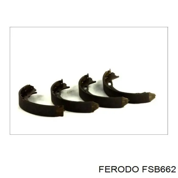 FSB662 Ferodo колодки ручника/стоянкового гальма