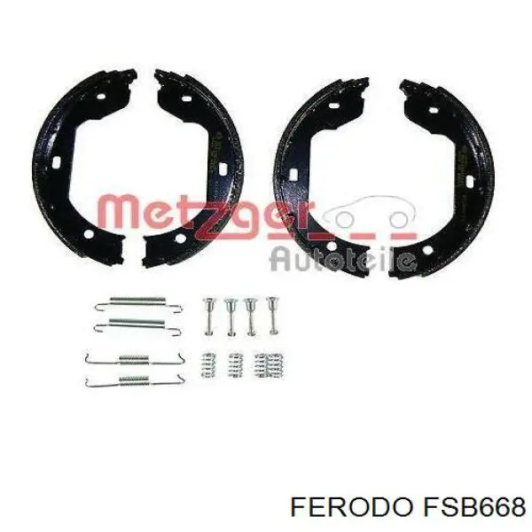 Колодки стоянкового гальма Ferodo FSB668