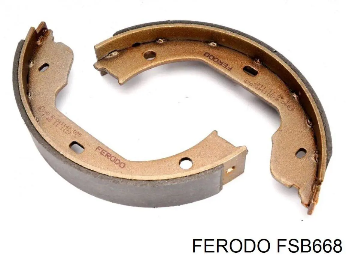 FSB668 Ferodo колодки ручника/стоянкового гальма