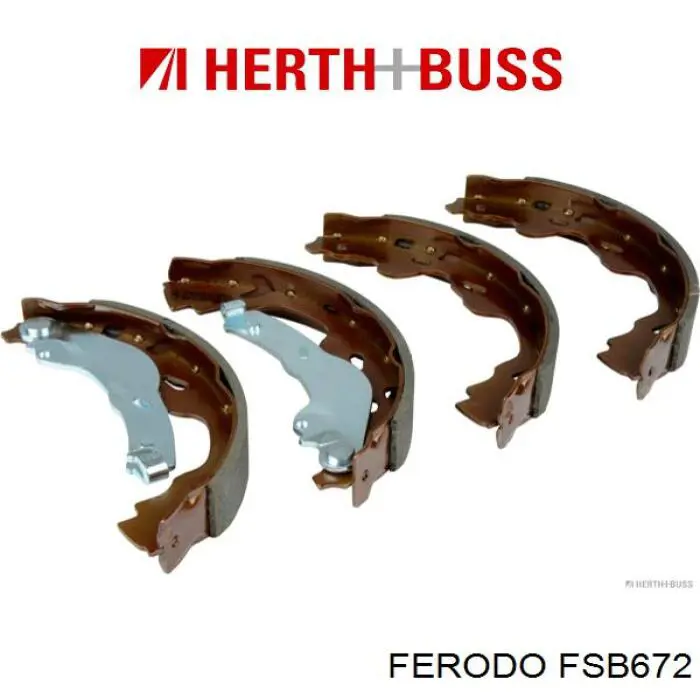 Гальма робочі задні ножні і гальмівні барабани Ferodo FSB672