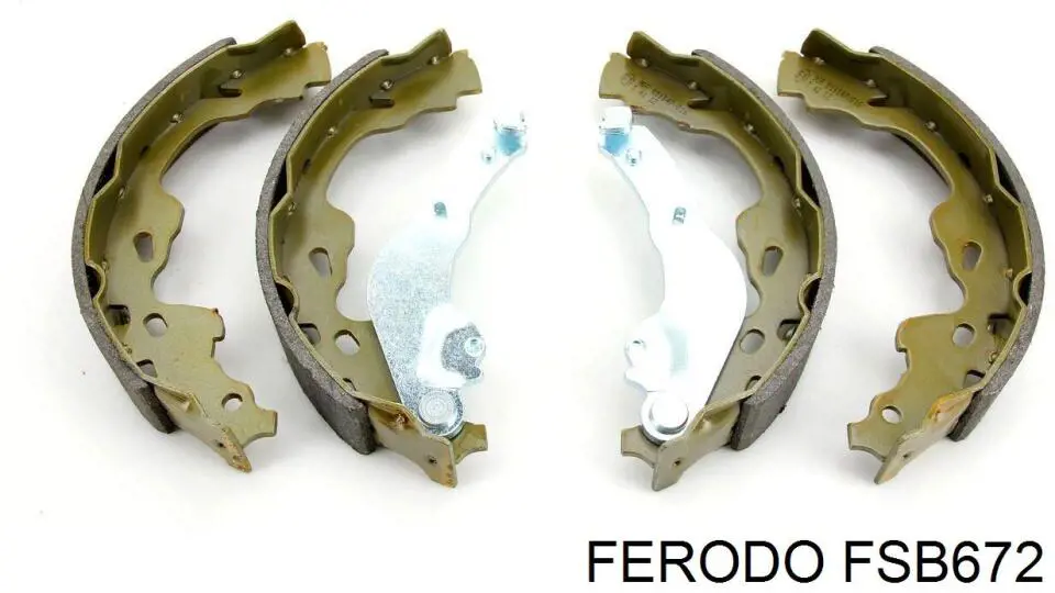 FSB672 Ferodo Колодки гальмівні задні, барабанні
