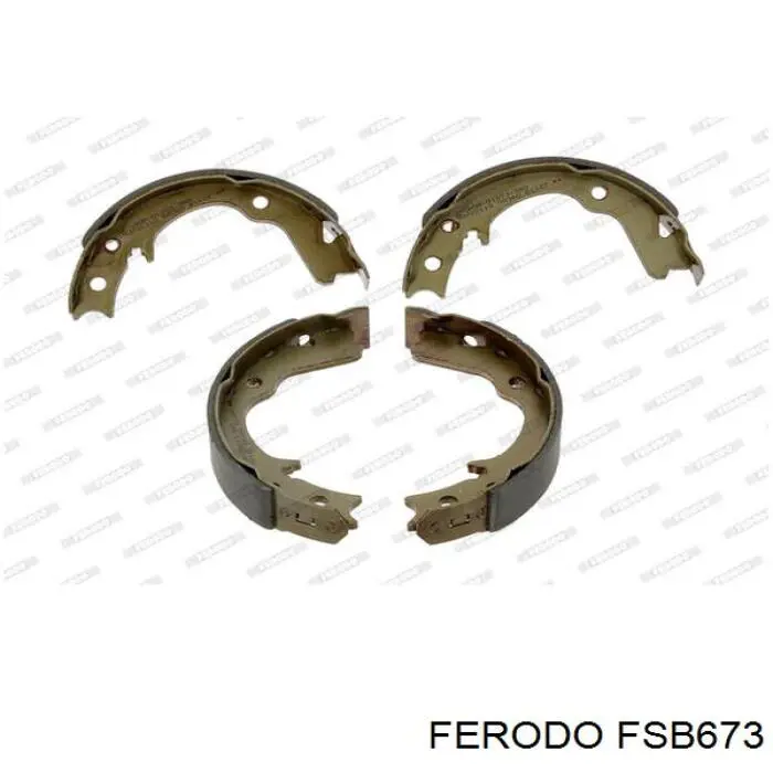 FSB673 Ferodo колодки ручника/стоянкового гальма