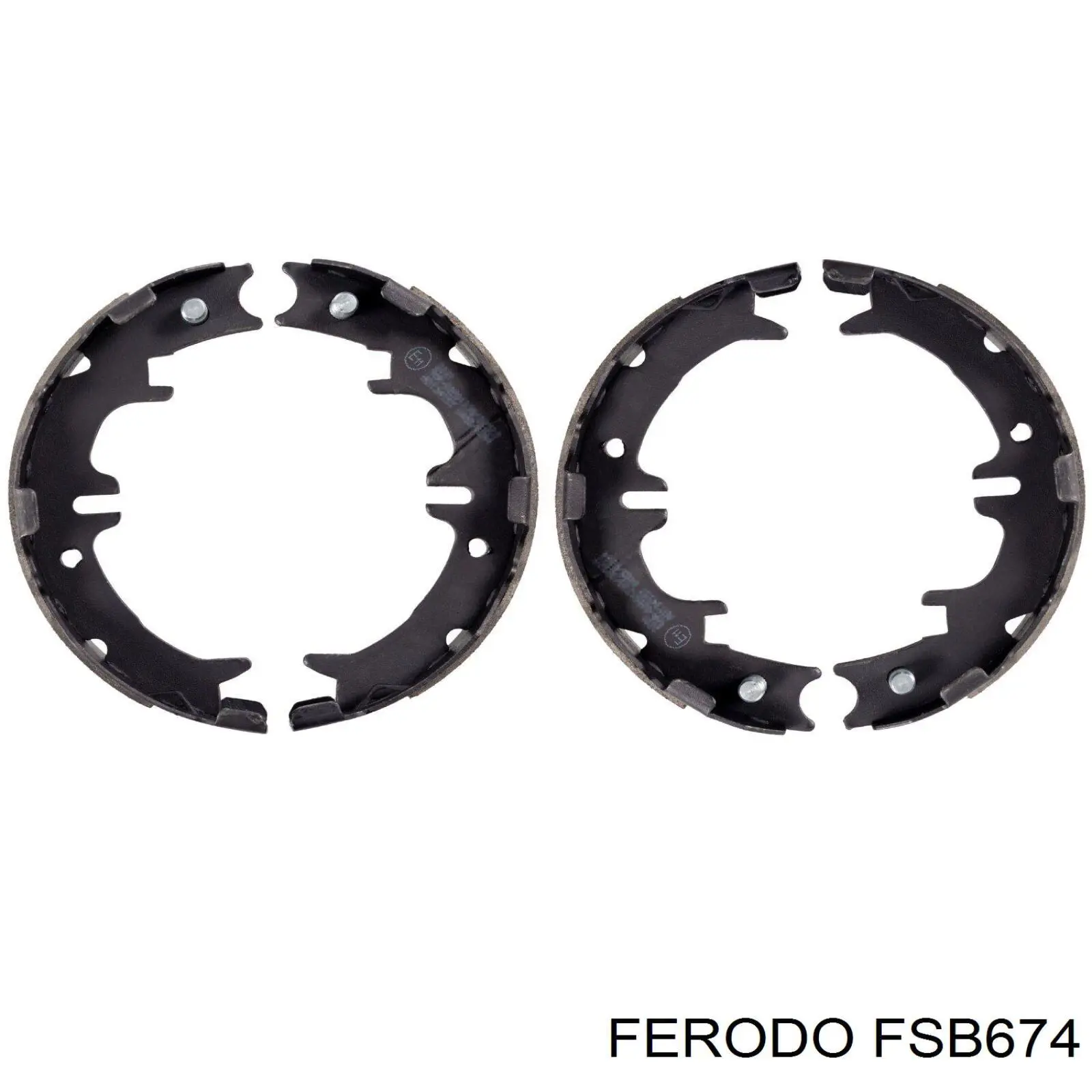 Колодки ручника FSB674 Ferodo