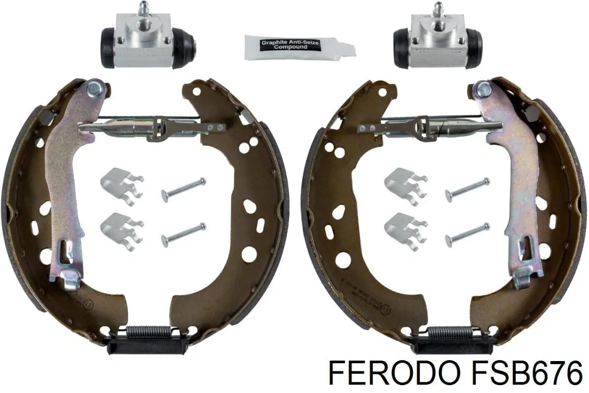 Колодки гальмові задні, барабанні Ferodo FSB676 ціна, від 35.75 USD