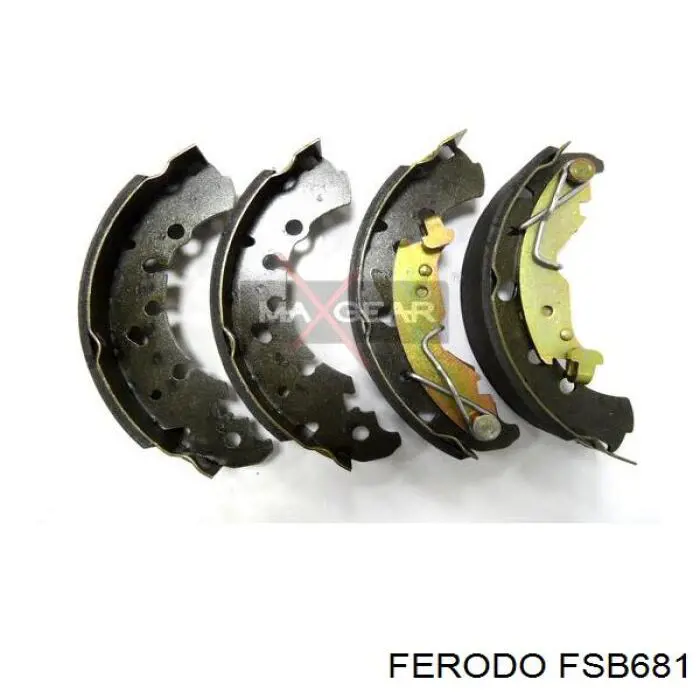 Колодки гальмові задні, барабанні FSB681 Ferodo