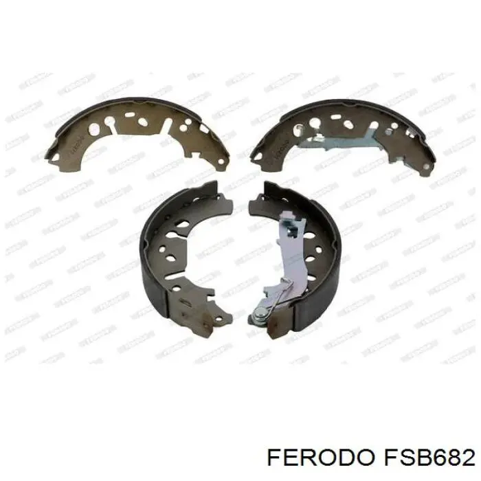 FSB682 Ferodo колодки гальмові задні, барабанні
