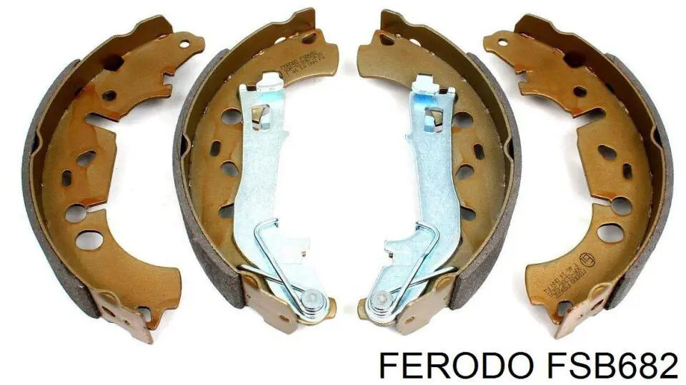 Колодки гальмові задні, барабанні FSB682 Ferodo