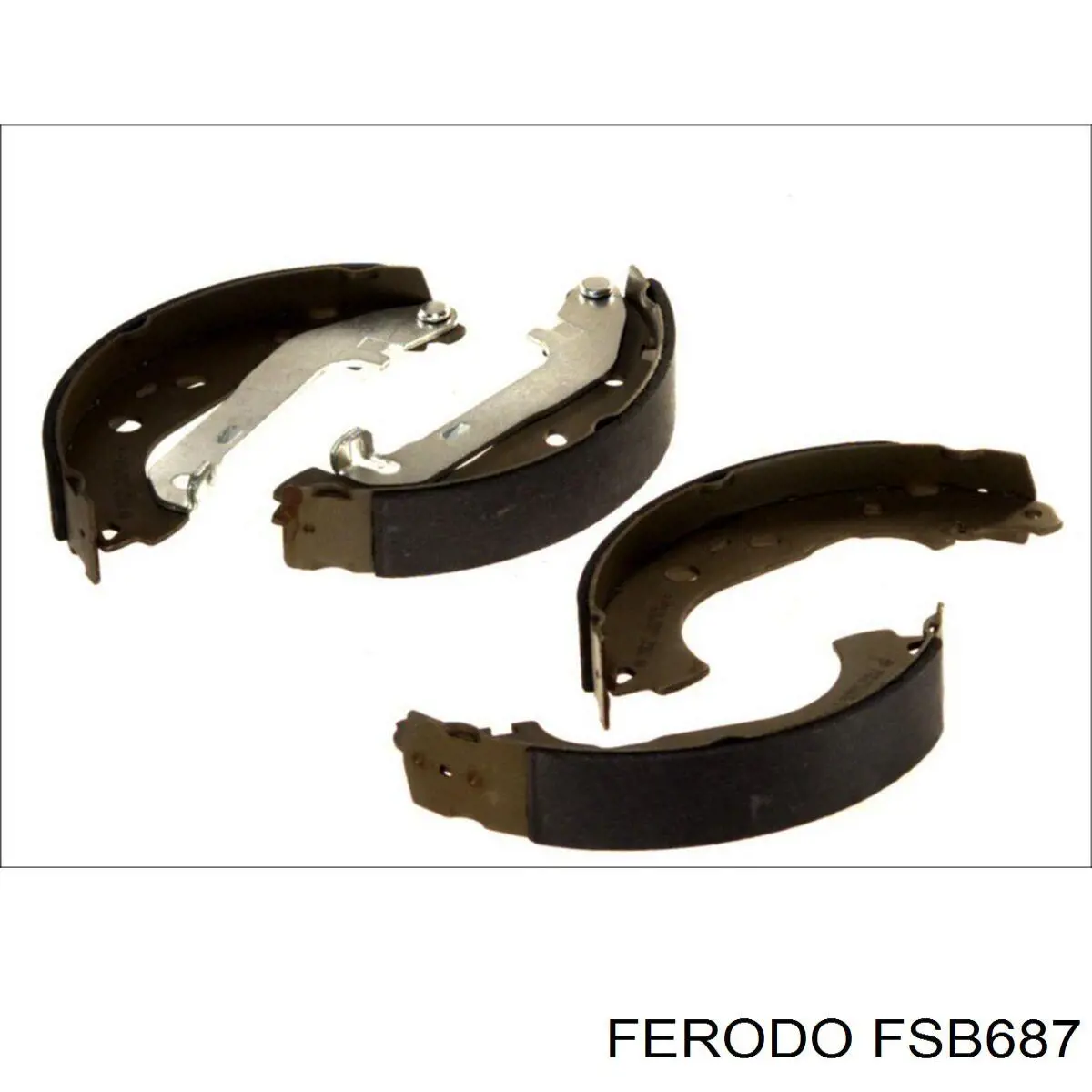 FSB687 Ferodo Колодки гальмівні задні, барабанні