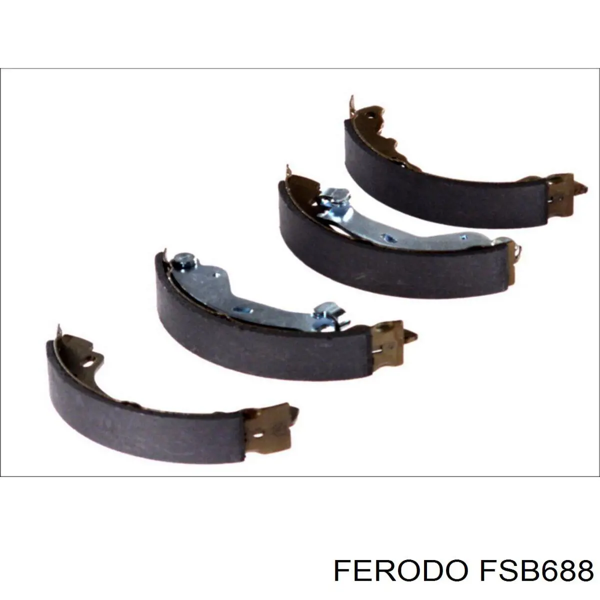FSB688 Ferodo колодки гальмові задні, барабанні