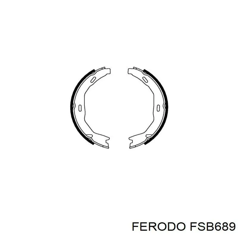 Купити FSB689 Ferodo Колодки гальмові задні, барабанні