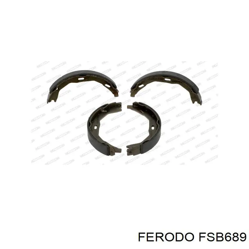 FSB689 Ferodo Колодки гальмівні задні, барабанні