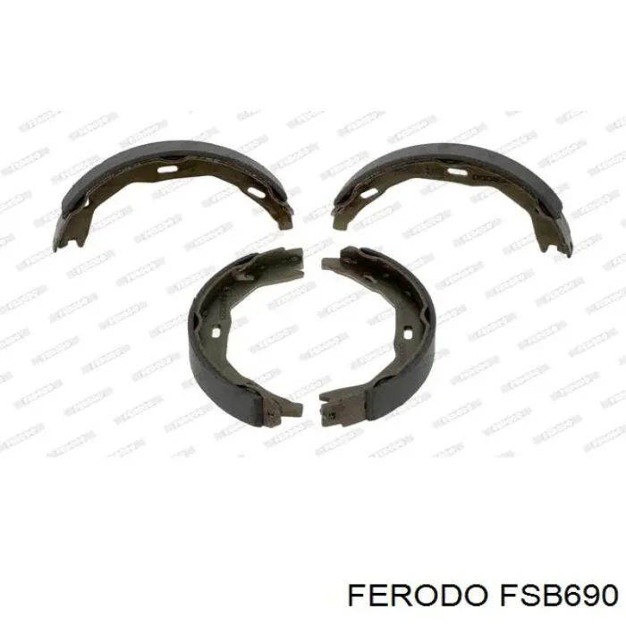 FSB690 Ferodo Гальмівні колодки ручника