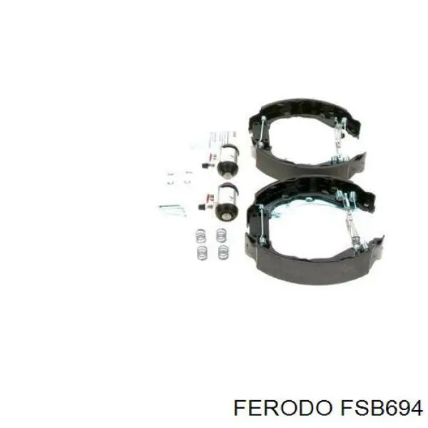 FSB694 Ferodo Колодки гальмівні задні, барабанні