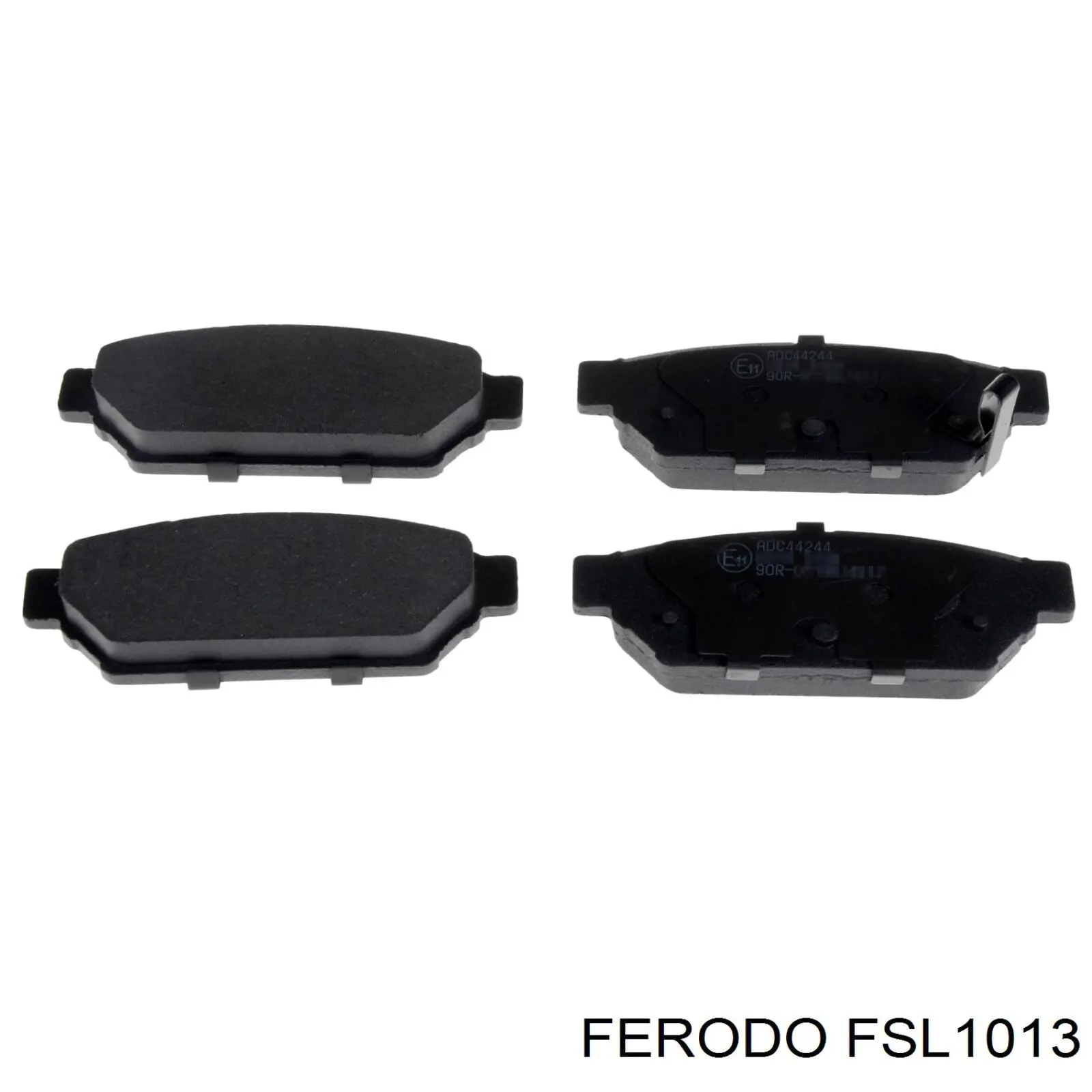 FSL1013 Ferodo колодки гальмові задні, дискові