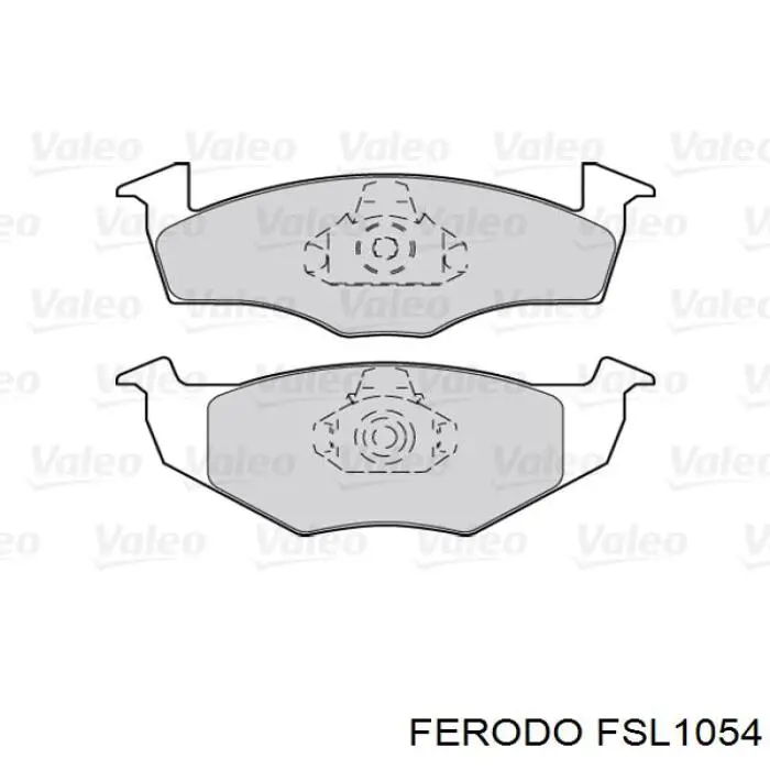 Гальмівні колодки Ferodo FSL1054 ціна, від 16.81 USD