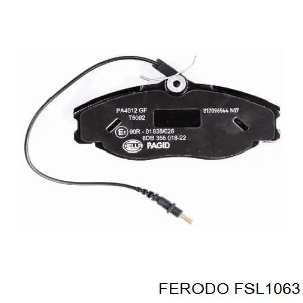 Купити FSL1063 Ferodo Колодки гальмівні передні, дискові