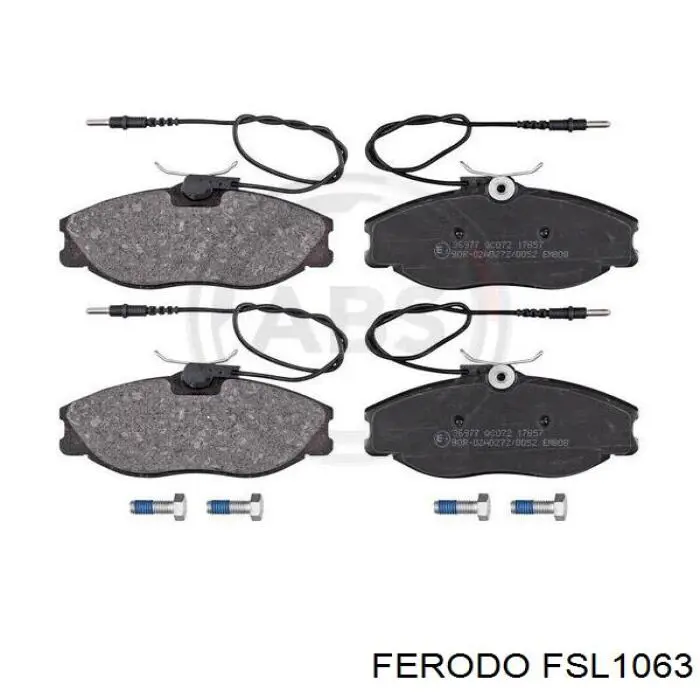 Передні тормозні колодки FSL1063 Ferodo