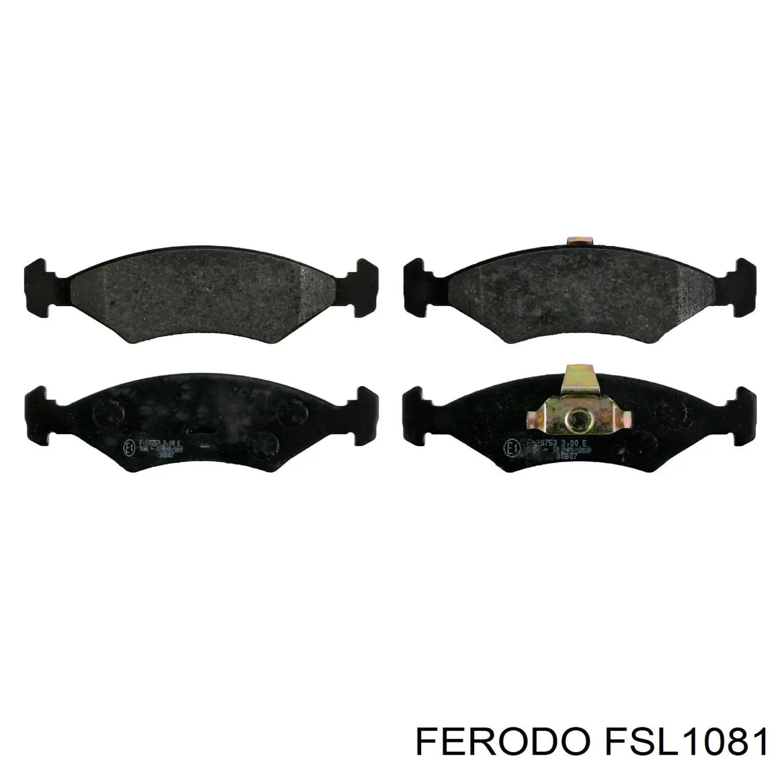 FSL1081 Ferodo колодки гальмівні передні, дискові