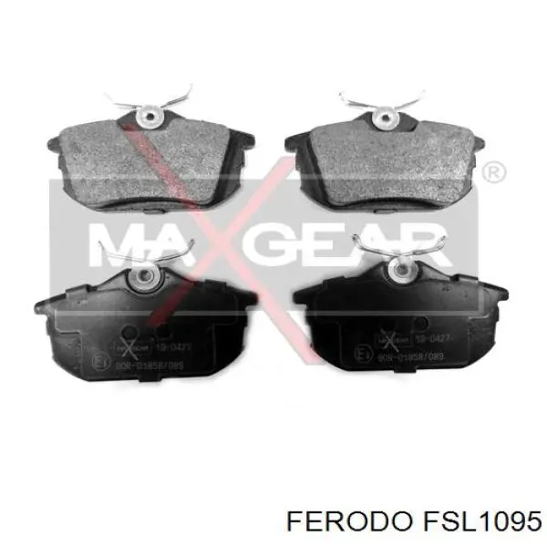 Купити FSL1095 Ferodo Задні колодки