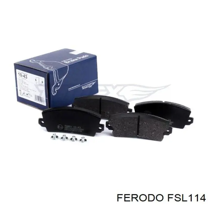 FSL114 Ferodo Колодки гальмівні задні, дискові