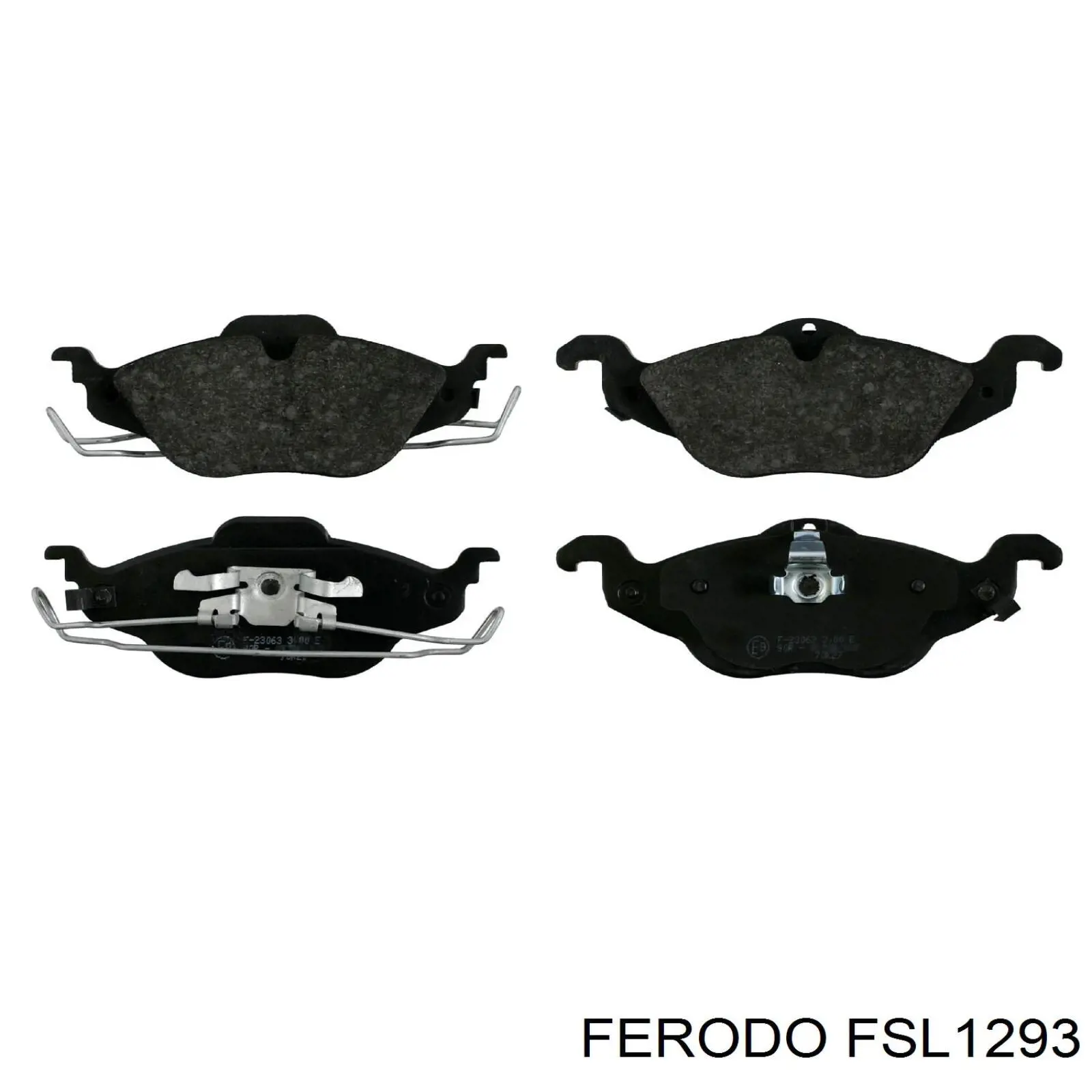 FSL1293 Ferodo колодки гальмівні передні, дискові