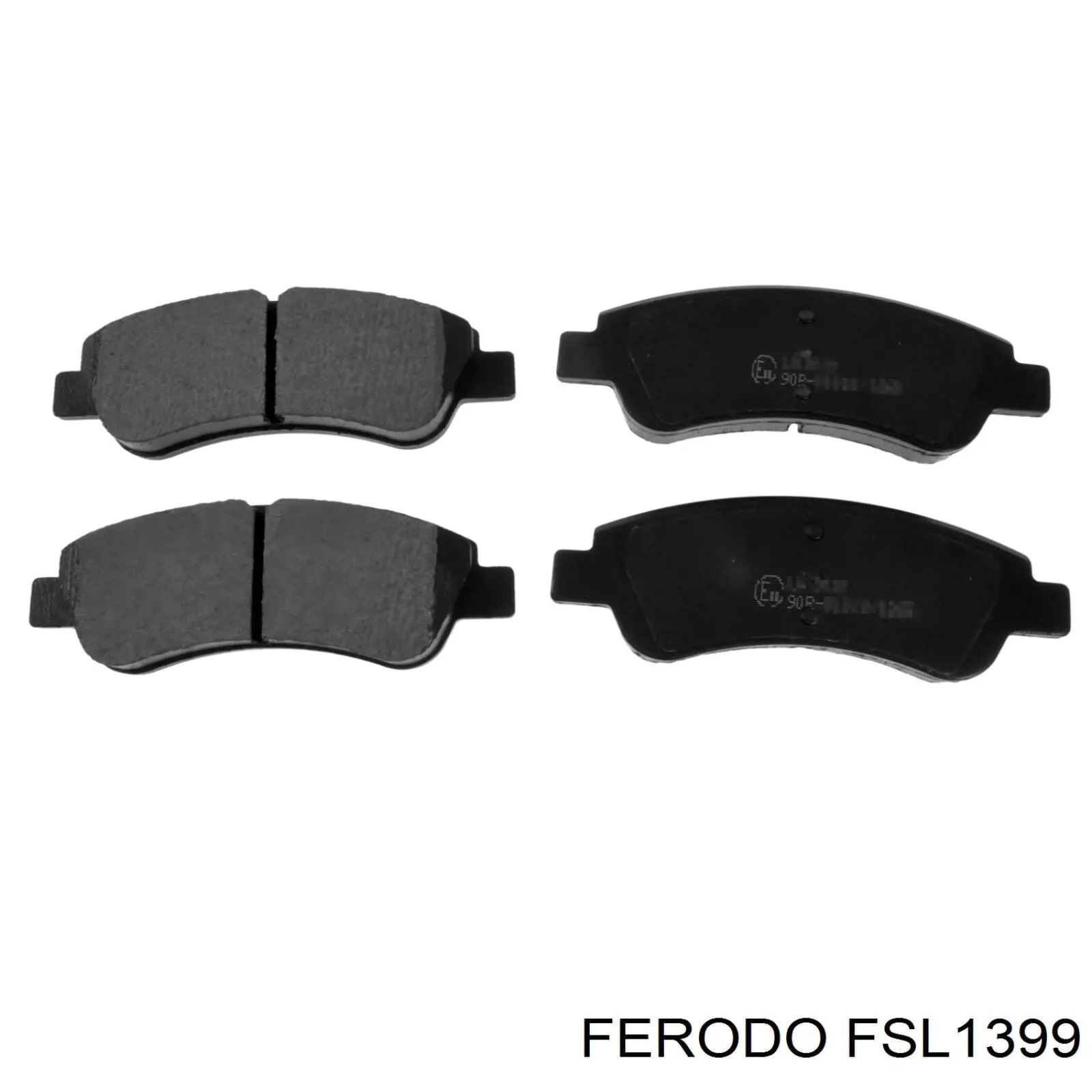 FSL1399 Ferodo колодки гальмівні передні, дискові
