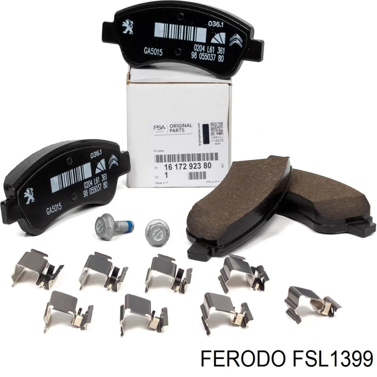 FSL1399 Ferodo Передні гальмівні колодки