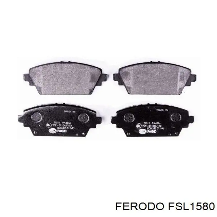 Гальмівні колодки Ferodo FSL1580 ціна, від 20.09 USD