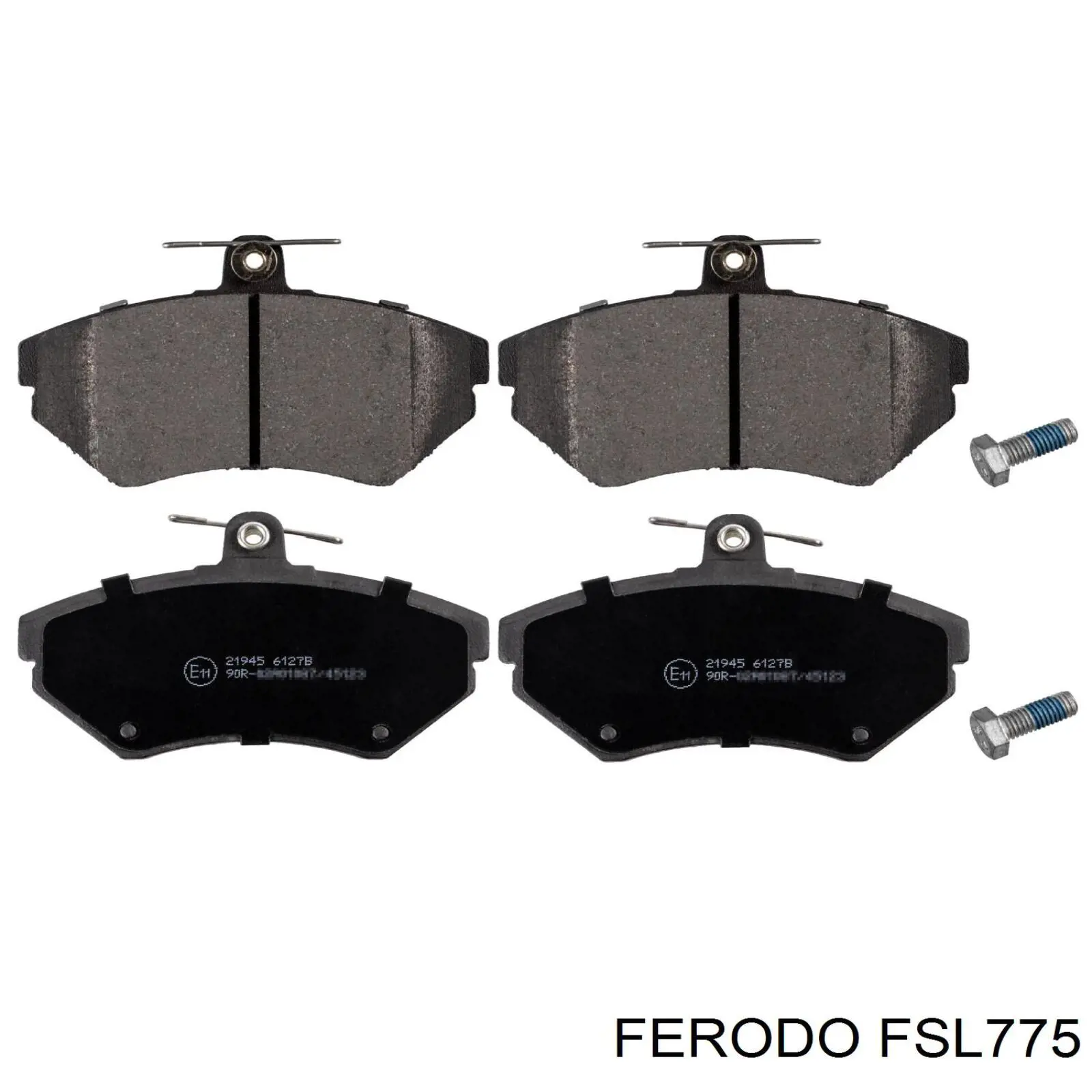 FSL775 Ferodo колодки гальмівні передні, дискові
