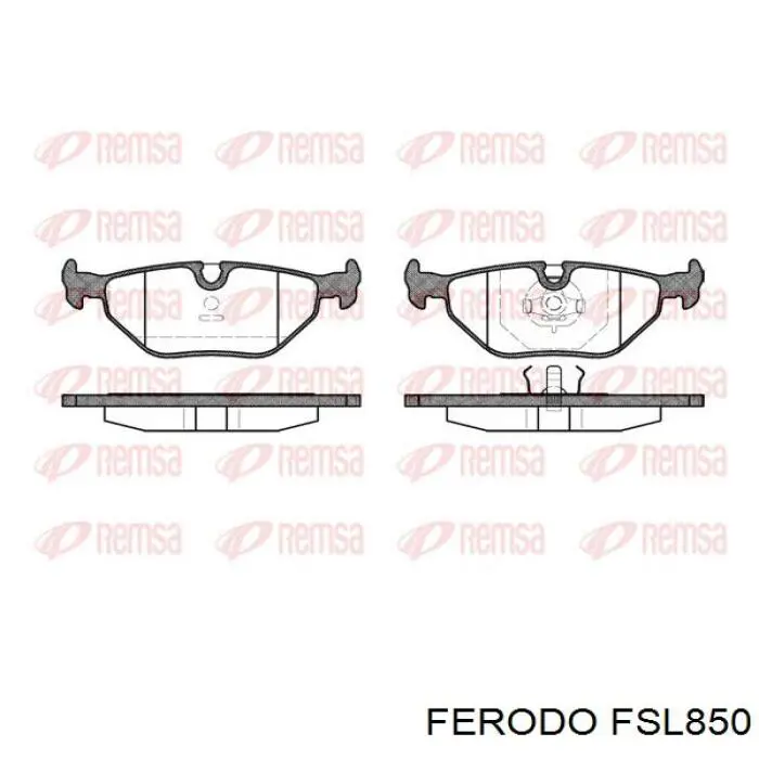 Купити FSL850 Ferodo Задні колодки