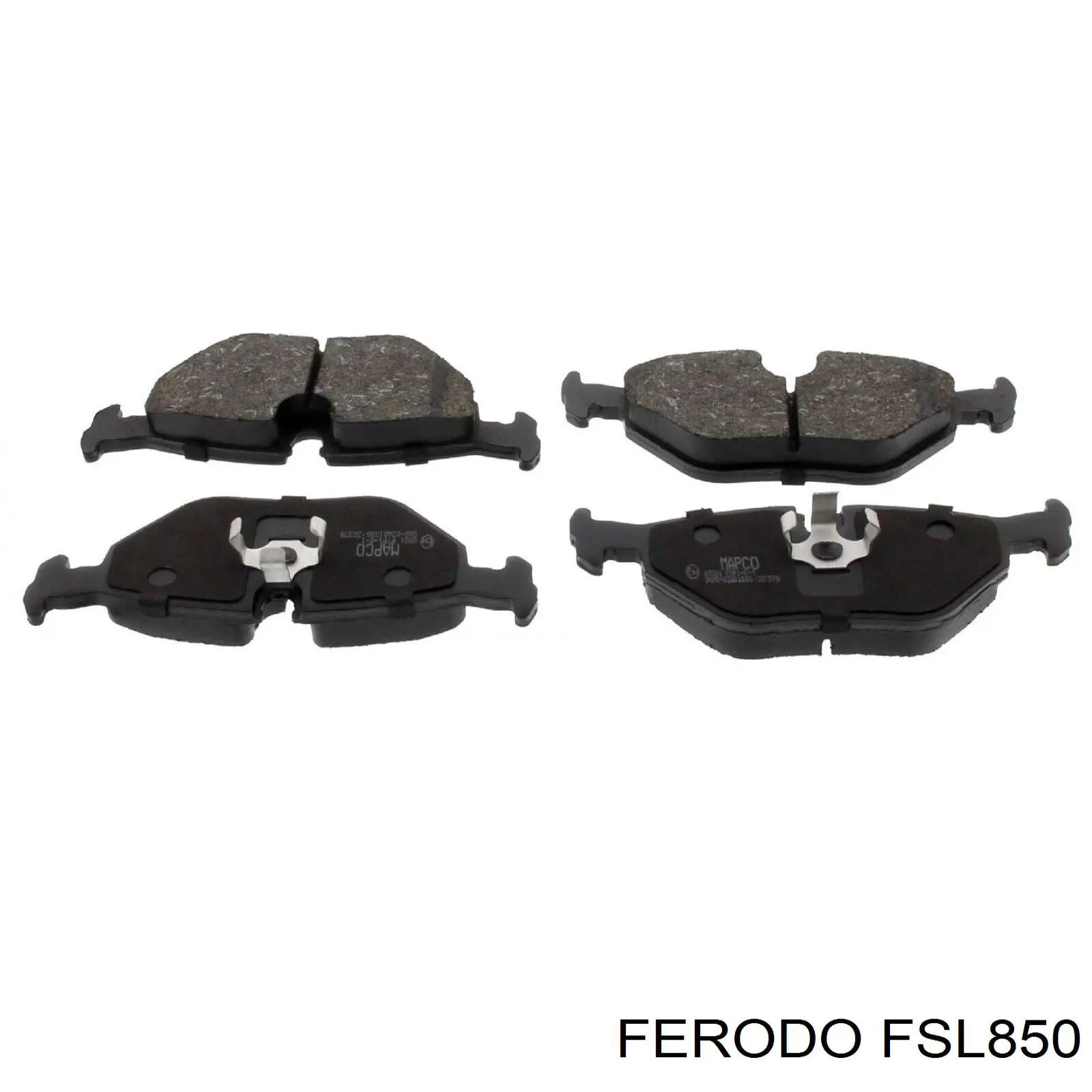 Задні гальмівні колодки FSL850 Ferodo