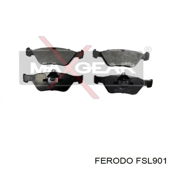 FSL901 Ferodo колодки гальмівні передні, дискові