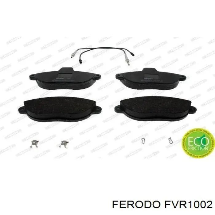 FVR1002 Ferodo колодки гальмівні передні, дискові