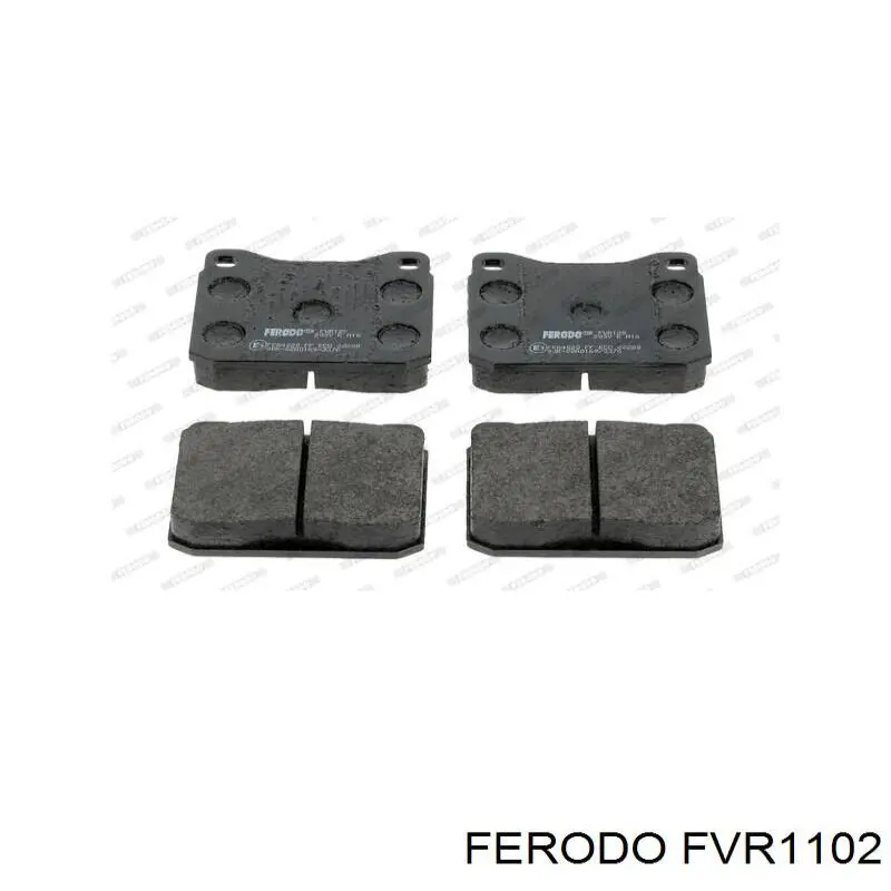 FVR1102 Ferodo Колодки гальмівні задні, дискові