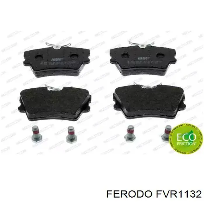 FVR1132 Ferodo колодки гальмові задні, дискові