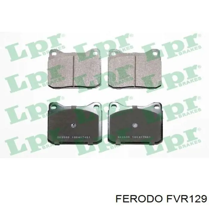 Гальмівні колодки Ferodo FVR129 ціна, від 17.67 USD