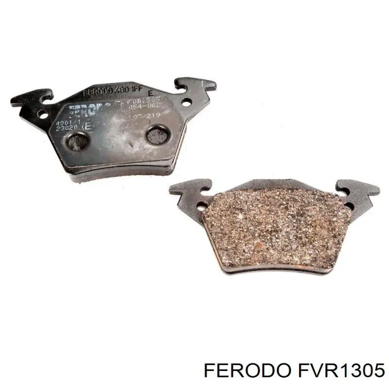 FVR1305 Ferodo колодки гальмові задні, дискові