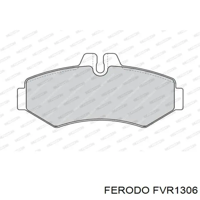 Задні гальмівні колодки Ferodo FVR1306 ціна, від 29.07 USD