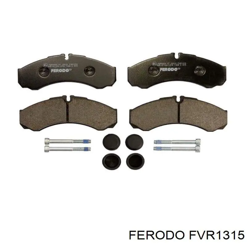 FVR1315 Ferodo Передні гальмівні колодки