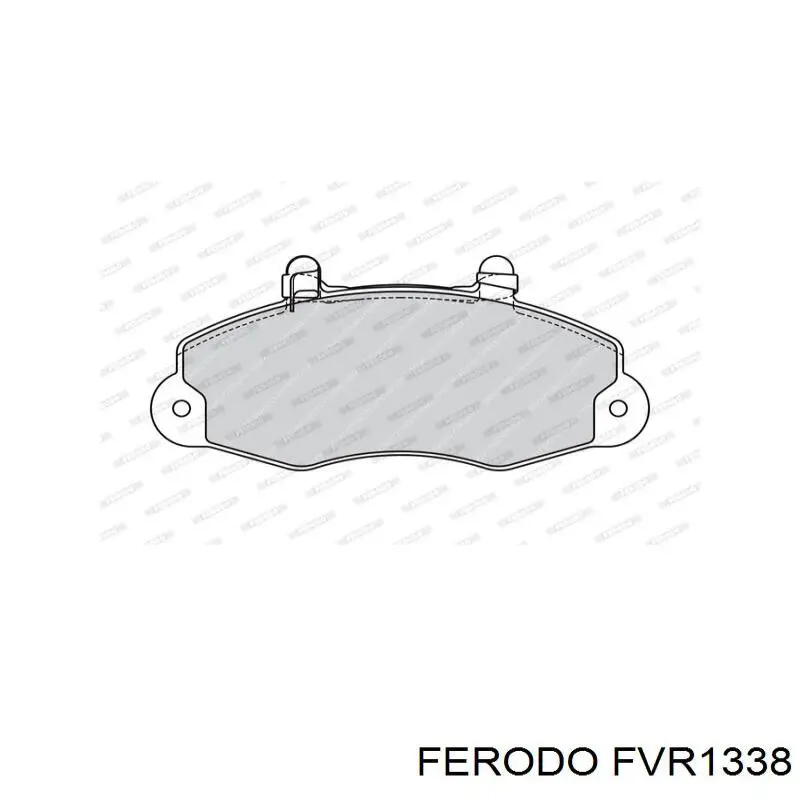 Колодки гальмівні передні, дискові FVR1338 Ferodo