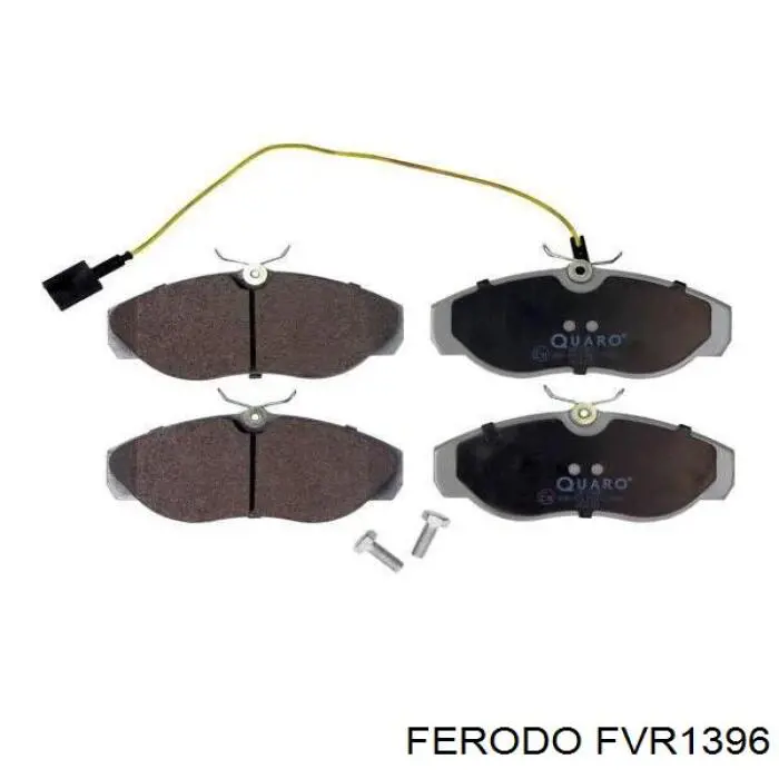 FVR1396 Ferodo колодки гальмівні передні, дискові