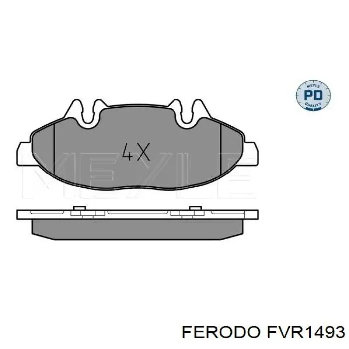 Тормозні колодки Ferodo FVR1493