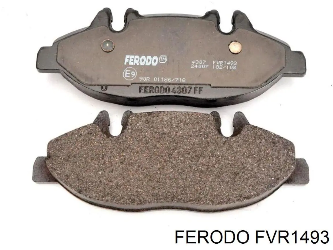 FVR1493 Ferodo колодки гальмівні передні, дискові