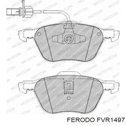 Купити FVR1497 Ferodo Колодки гальмівні передні, дискові