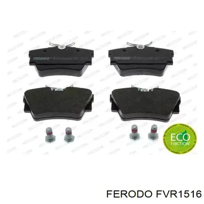 FVR1516 Ferodo колодки гальмові задні, дискові
