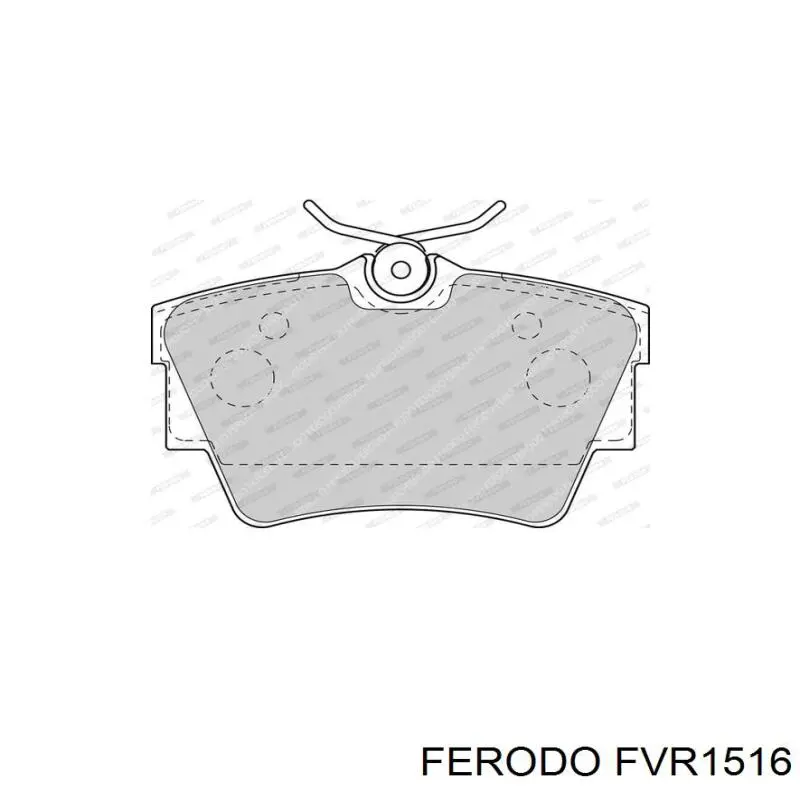 Задні гальмівні колодки Ferodo FVR1516 ціна, від 26.57 USD