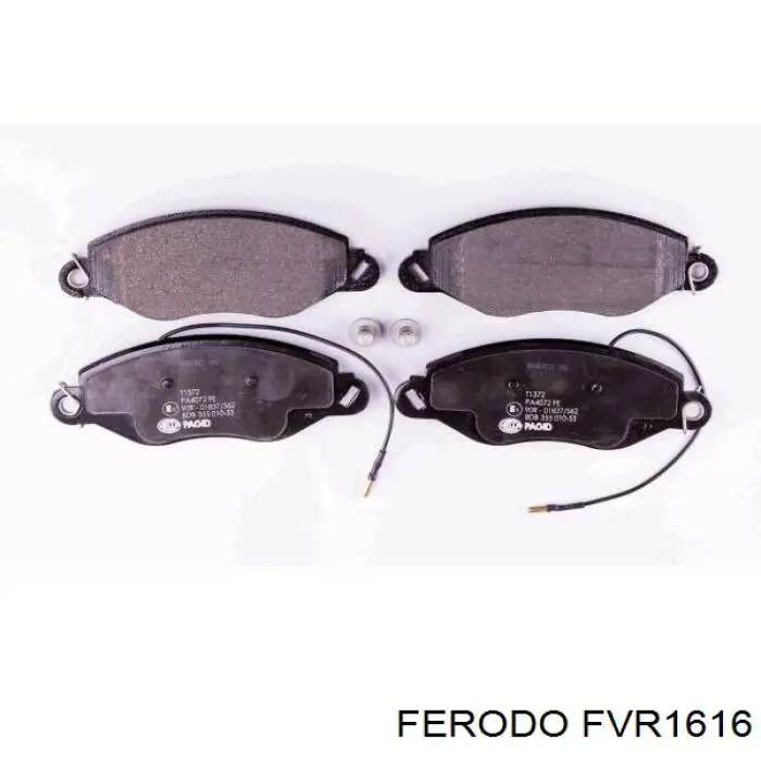 FVR1616 Ferodo Передні гальмівні колодки