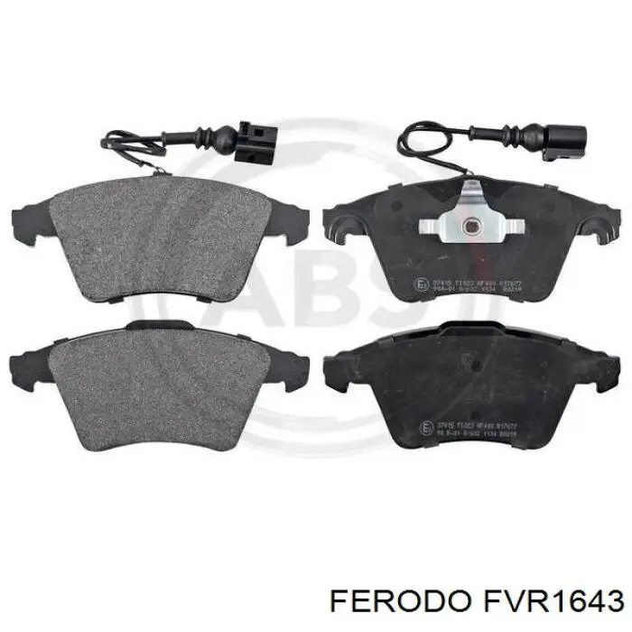 FVR1643 Ferodo Передні гальмівні колодки